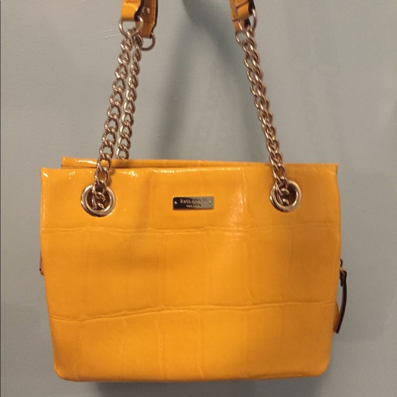 Kate Spade Croc Patent Purse - Picture 1 of 5